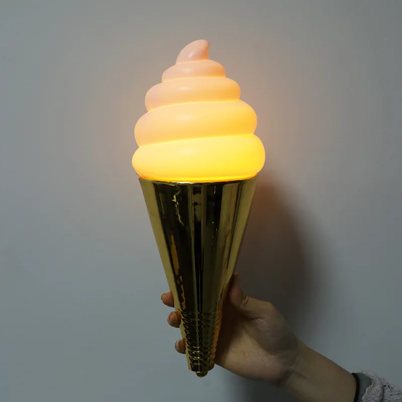 

LED Strobe Ice Cream Light Service Call Light Nightclub Bar Wedding Party Concert Rechargeable Handheld Light