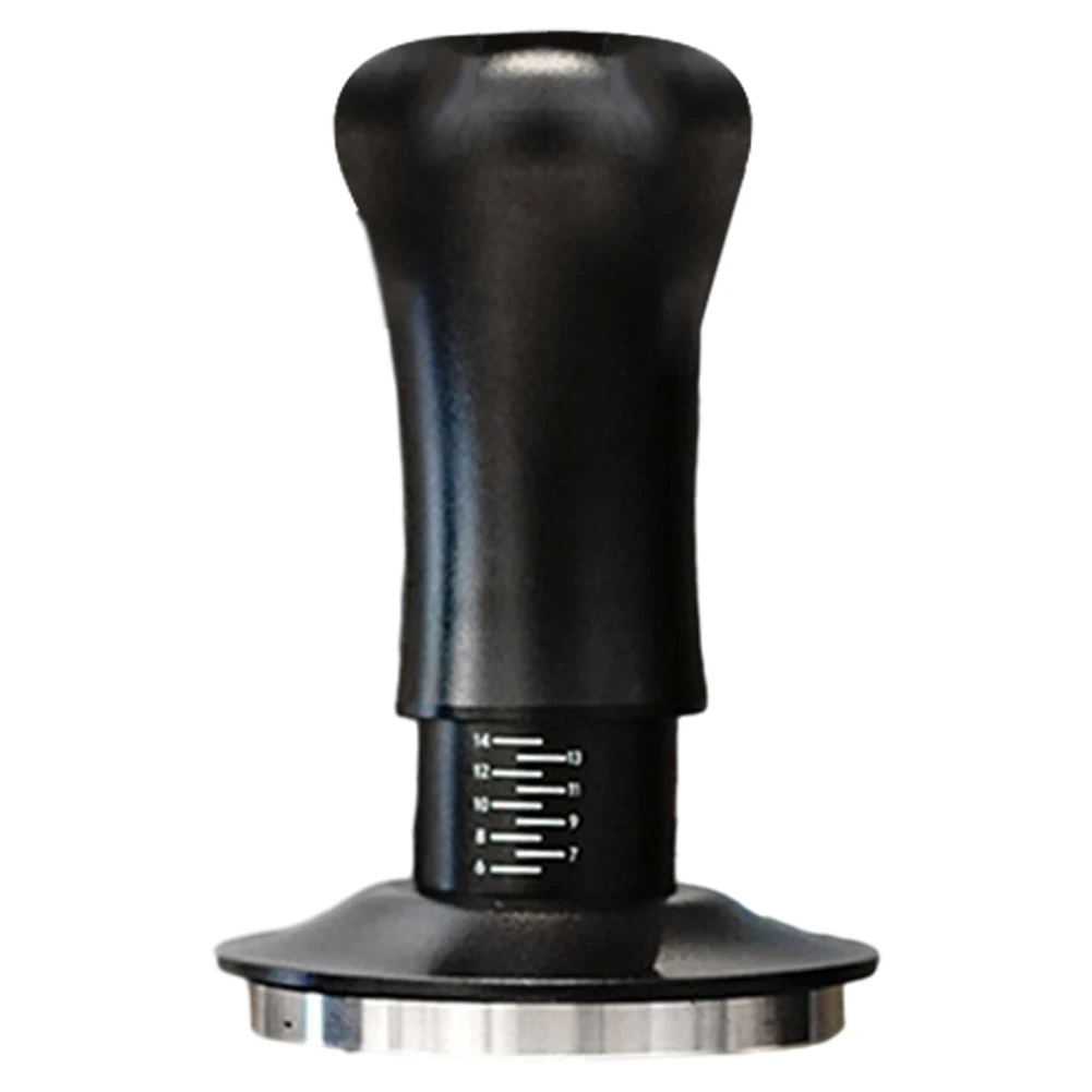 Professional Grade Coffee Tamper Stainless Steel Adjustable Depth No Pressure Digital Indicator Panel 51 53 58 5mm
