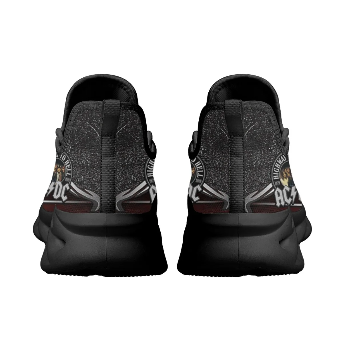 INSTANTARTS 2023 Women's Casual Sneakers Rock Band Red Design Comfortable Non-Slip Platform Shoe Outdoor Shockproof Sport Tennis