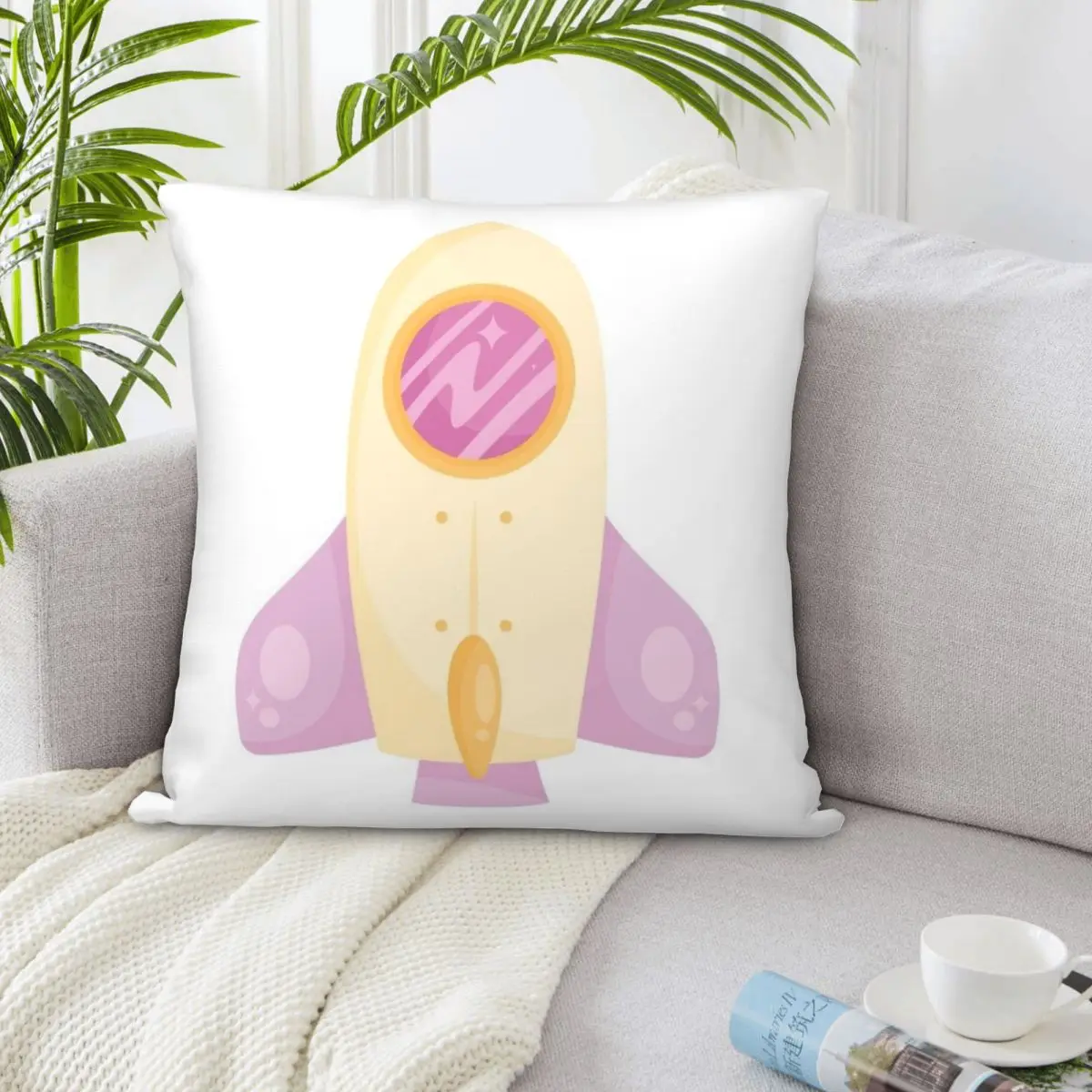 

Ракета с иллюстрацией 02205, домашний декор, украшение для дома, декоративная подушка, наволочка «Дакимакура», наволочка