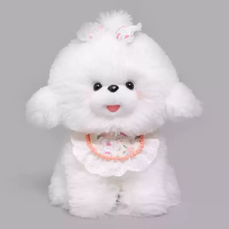 2024 lindo perro pequeño serie muñeca de peluche suave lindo perro mascota niños juguete de peluche decoraciones para el hogar decoraciones de cama regalos de cumpleaños