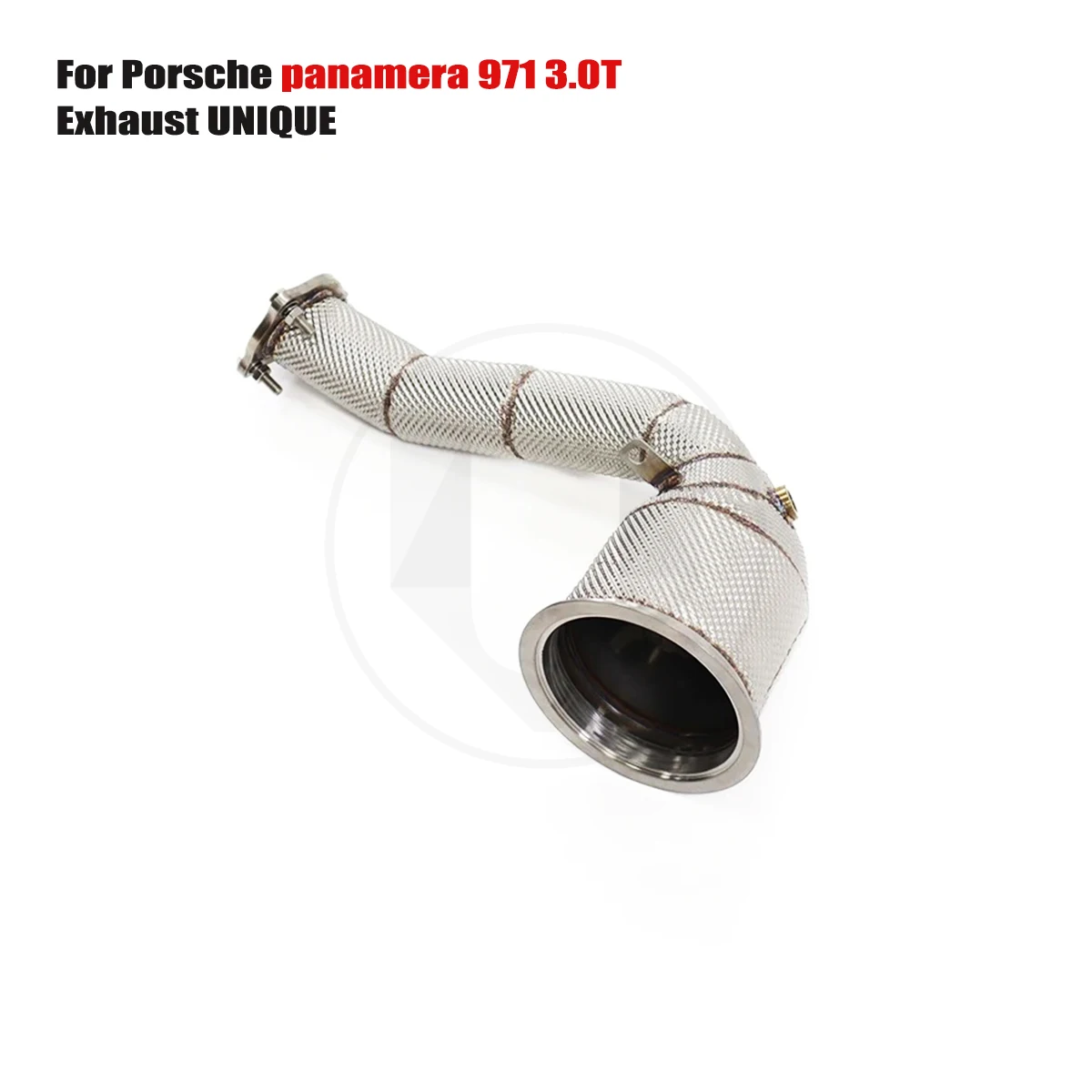 

UNIQUE For Porsche panamera 971 2.9T 4.0T 3.0T 2017-2019 With insulator downpipe With cat/without cat exhaust pipe