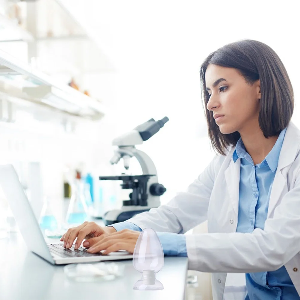 

3Pcs Glass Conical Sample Bottles Elegant Design Stable Material Display Bottle Laboratory Use Sample Bottle Glassware