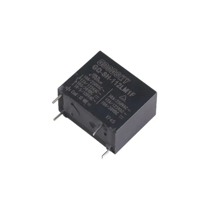 5-10pcs New GQ-SH-112LM1F GQ-SH-112LM DIP-4 12V 12VDC 12A SPST NO Mini Power Relay