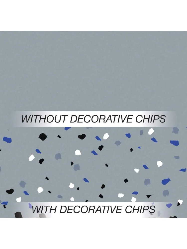 -Oleum 293513 طلاء أرضية جراج من البولي كورامين RockSolid، طقم سيارة 2.5، رمادي شديد اللمعان
