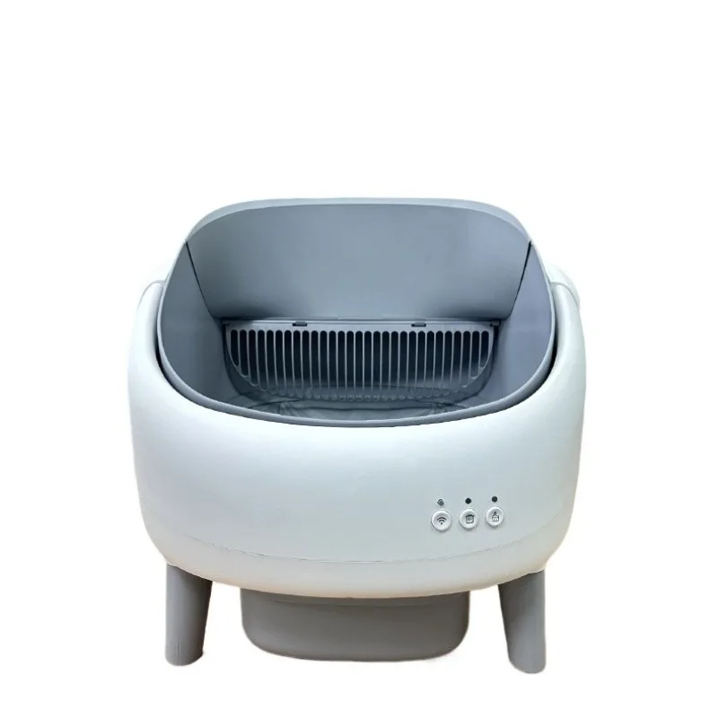 التلقائي صندوق نفايات القط آلة تجريف مرحاض القطط الكهربائية الحيوانات الأليفة هريرة الذكية القطط صناديق نفايات التنظيف الذاتي القطط رمل #6