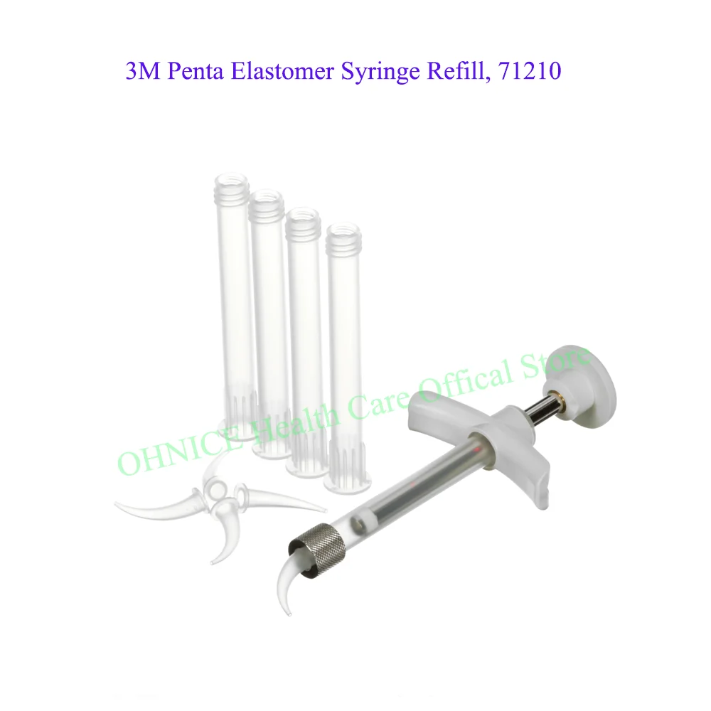 3M ESPE Penta Elastomer مجموعة حقنة بلاستيكية 3M Impregum مطاطا حقنة عبوة 71210 ناقل مواد الانطباع الأسنان