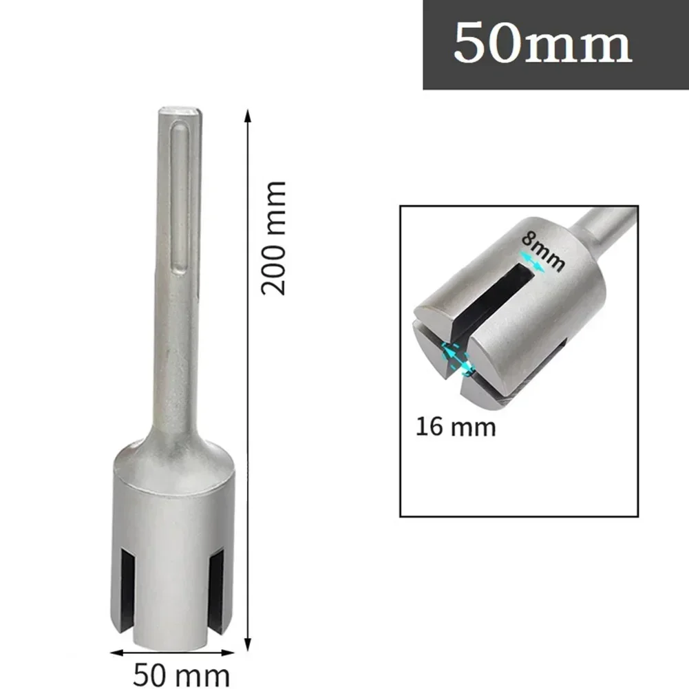 Imagem -04 - Heavy Duty Sds-max t Post Ferramenta de Driver de Haste de Aterramento de Aço Forjado Driver de Broca 30 mm 45 mm 50 mm 65 mm Conversor de Haste de Broca de Martelo