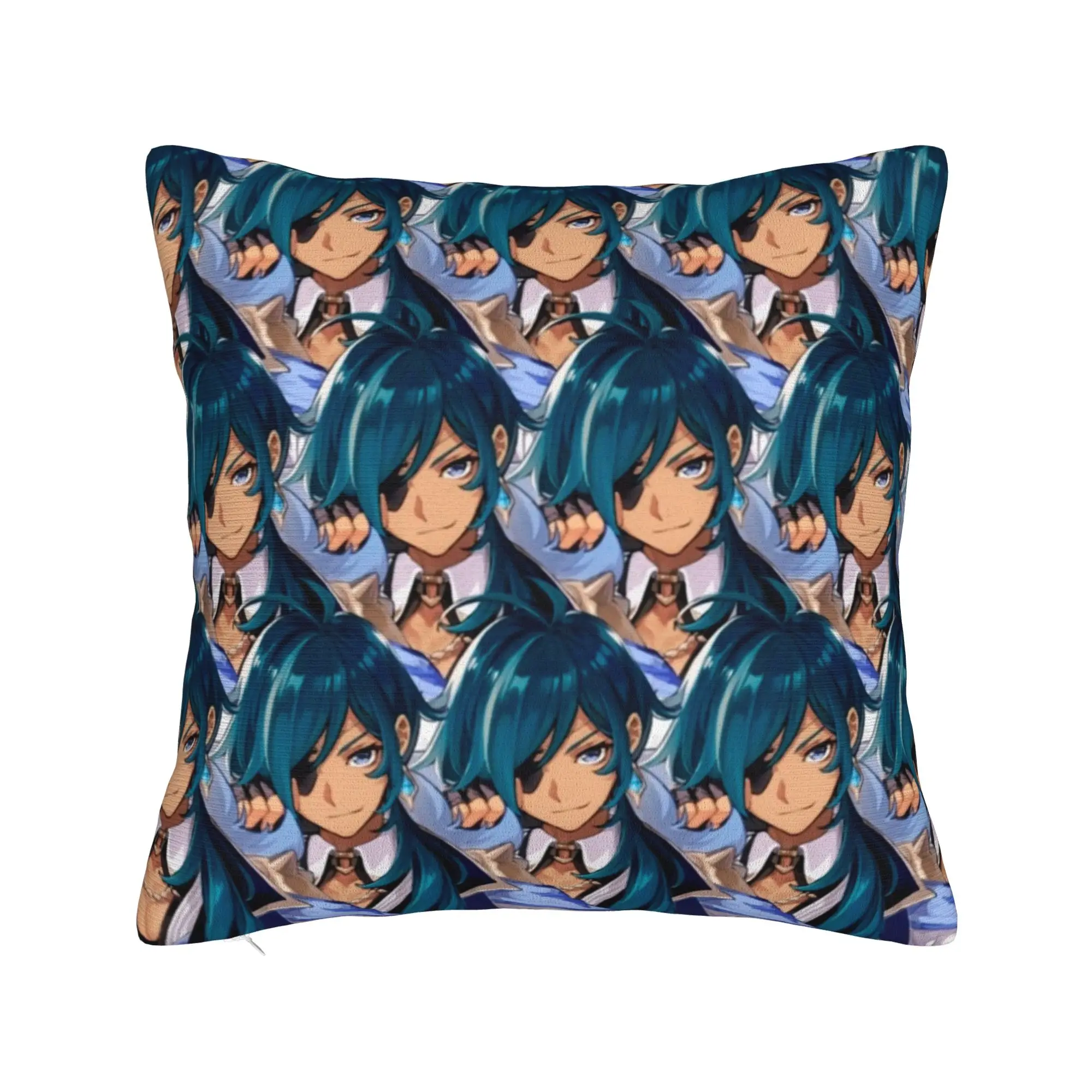 Kaeya Alberich Pillowcase Printed Cushion Cover Decorative Genshin Impact Game Pillow Case Cover Home Dropshipping