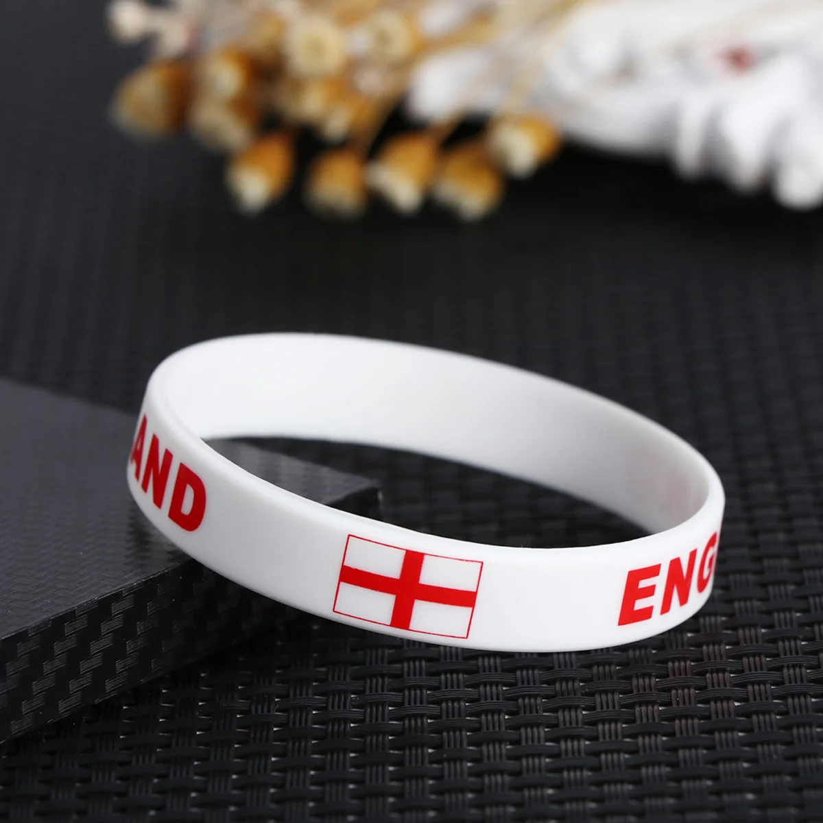 

5 Pcs Soft Child Wrist Bands Gold Plated Bracelet Patriots Wristband Country Silicone