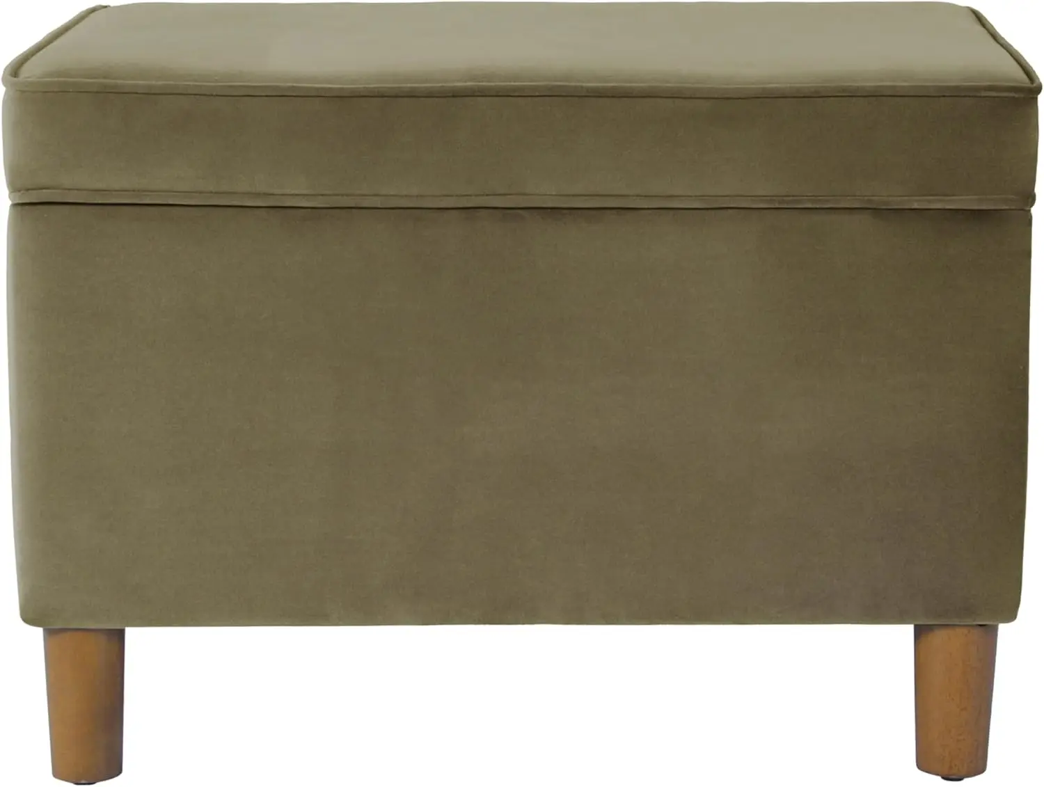 

- Dinah 24"" Storage Ottoman- Light Sage Green Velvet