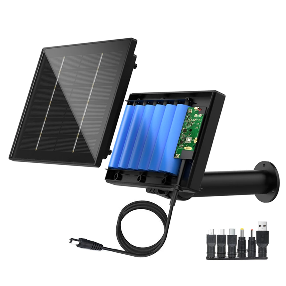 

Solar Panel Outdoor IP Security Camera Charger Built-in 18,000 mAh Battery