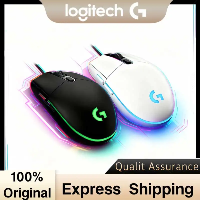 

Игровая мышь Logitech G G102 2-го поколения с LightSync, проводная, 8000 DPI, 6 программируемых кнопок, RGB