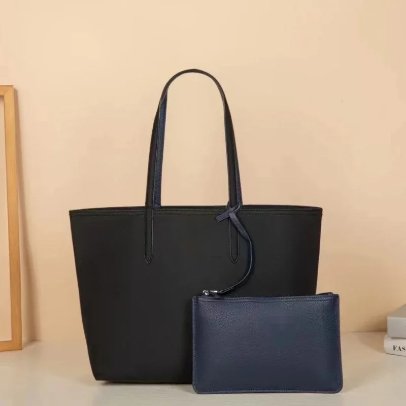 

Mother and Child Large Capacity Shoulder Bag Handheld Tote Bag High end Trendy Versatile Women's Bag Double sided Dual use