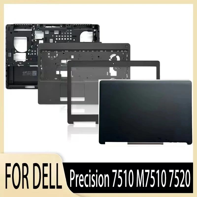 

New Original for Precision 7510 M7510 7520 Laptop LCD Back Cover Front Bezel Hinges Palmrest Bottom Case Non-touch