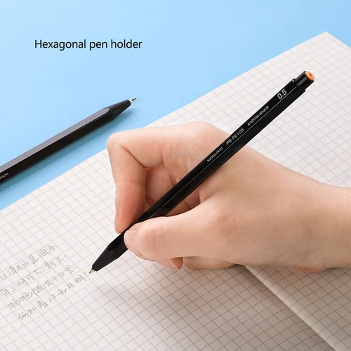 Imagen 2 del producto Lápiz mecánico japonés Kokuyo para pintar, 0,3/0,5/0,7/0,9/1,3mm, punta de bolígrafo retráctil, suministros escolares con núcleo de plomo Original, 1 Uds.