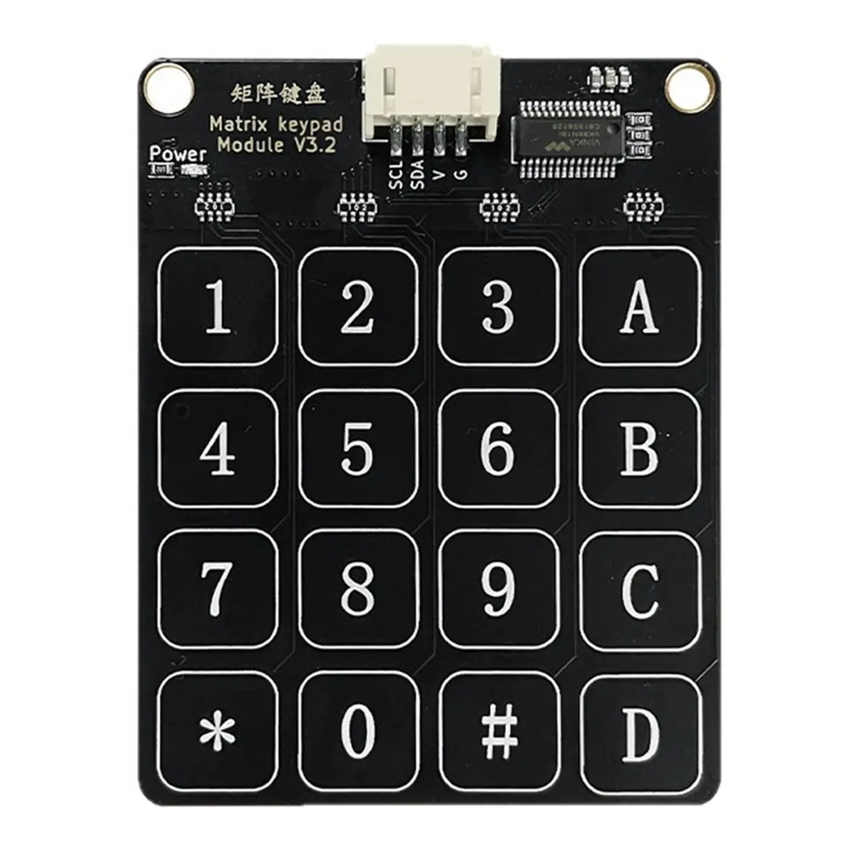 Matrix Button Keypad Switch Keyboard Array Module 16 Keys Capacitive Touch Capacitive Sensing for ,