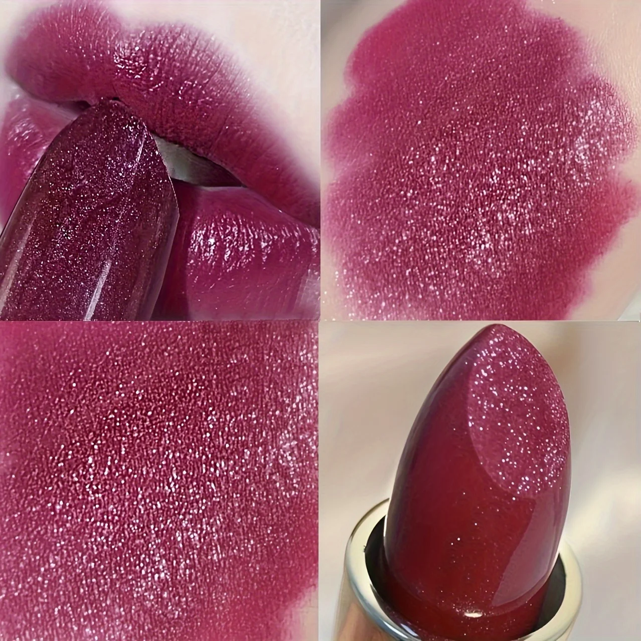 파인 쉬머 립스틱 비 페이딩 펄 쉬머 립스틱 스몰 골드 다이아몬드 오래 지속되는 모이스춰 라이징 스틱 컵 립밤