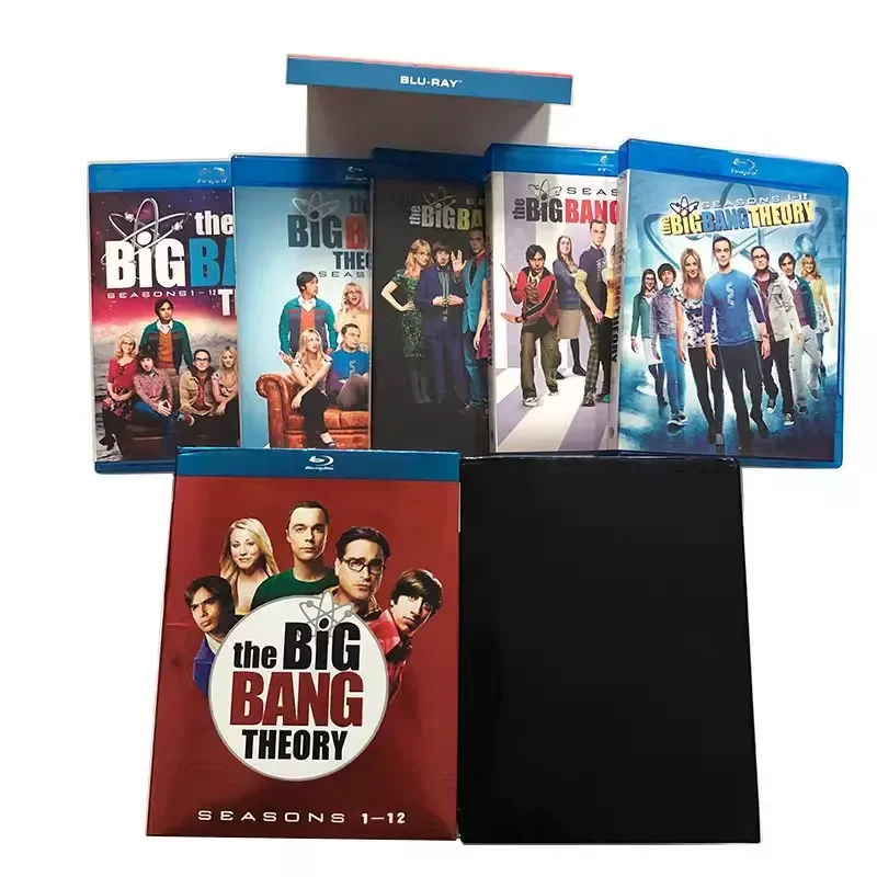 BD Blu-ray American TV Series The Big Bang Theory Seasons 1-12 Blu-ray 24 Discs High Definition Disc Box