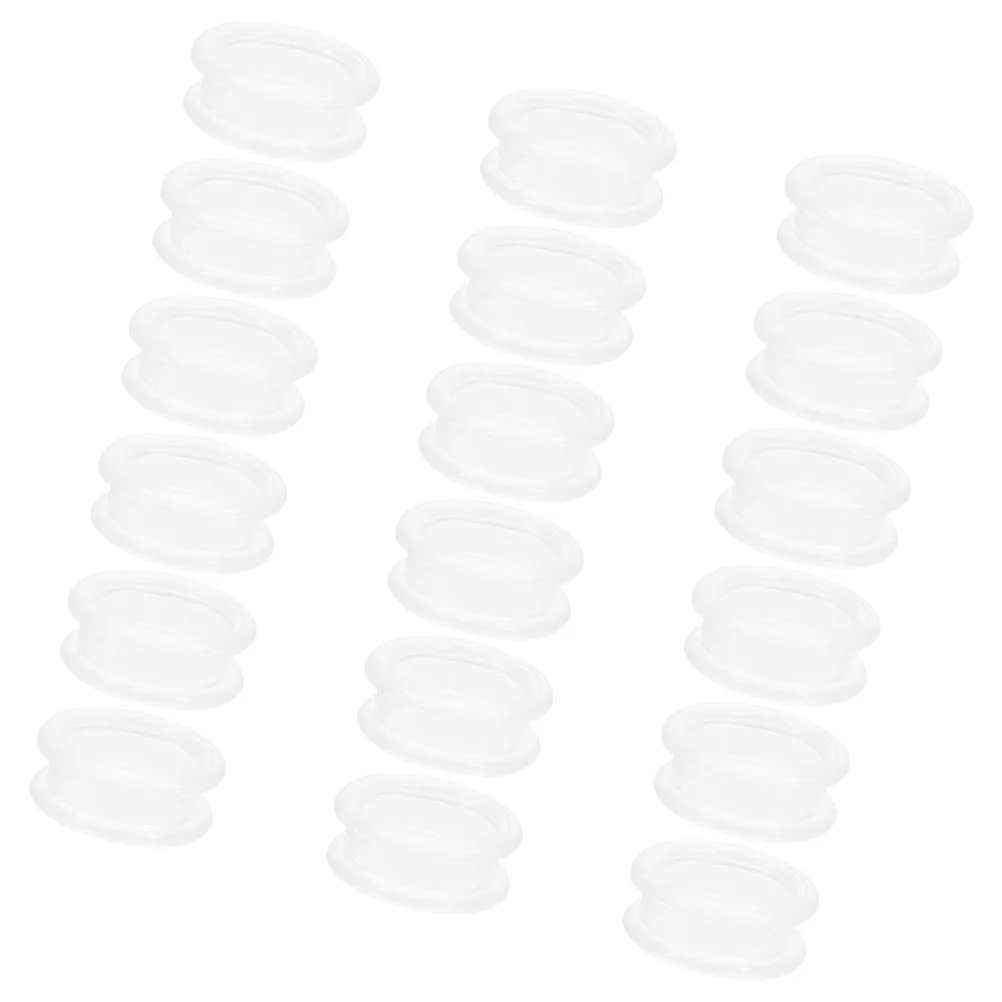 

18Pcs Grooming Shear Finger Rings Soft Silicone Scissor Grips for Hair Cutting Dog Grooming Tools Protective Rubber Thumb