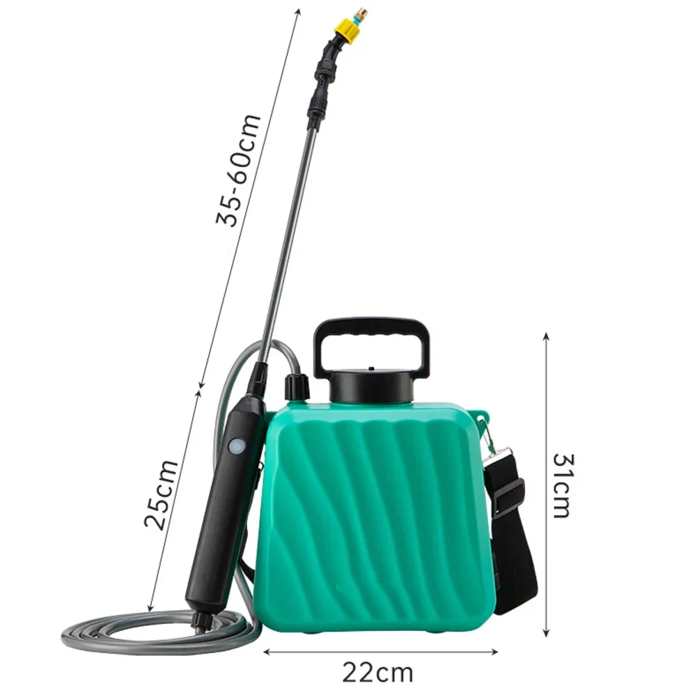 5L USB Rechargeable Battery Powered Garden Sprayer with 3 Adjustable Nozzle Types for Efficient Gardening Tasks