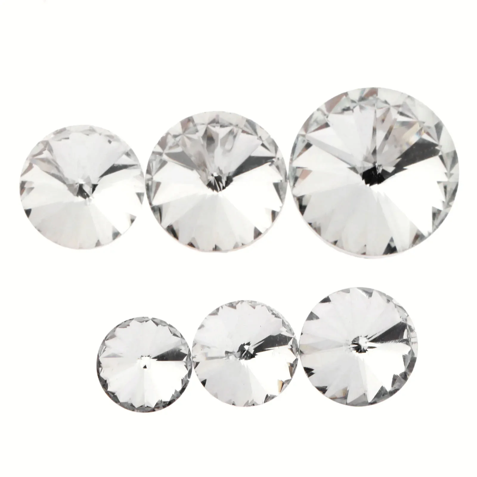 10pcs di Cristallo Tappezzeria Nails Diamante Bottoni Decorativi Tacks stud Spilli 14/16/18/20/25 /30 millimetri Testata Divano In Pelle Hicello