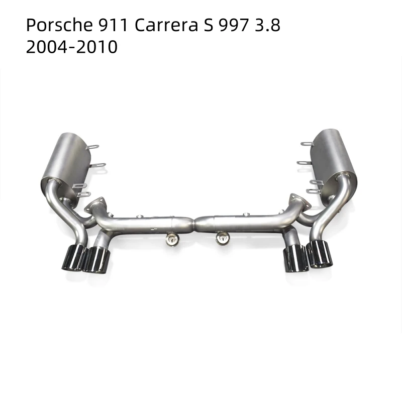 Suitable for Porsche 911 Carrera S 997 3.8 2004-2010 Intelligent Valve Sports Exhaust System Muffler with Valve