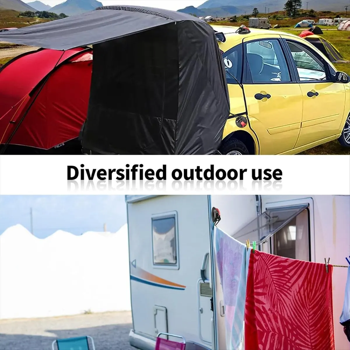 #42N 4 PCS Heavy Duty Suction Cup Hooks for Camping, Car, RV, Window,Camping Suction Cup Hooks,(Plastic)
