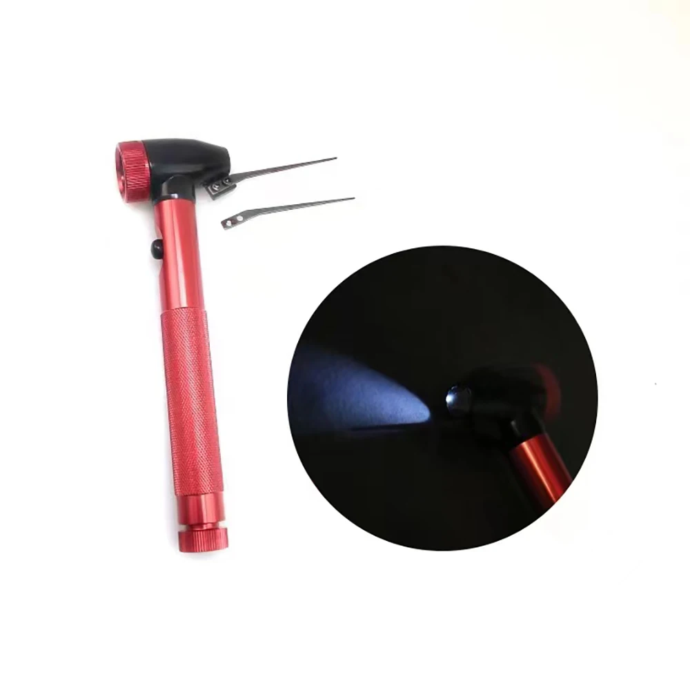 JMCKJ New Arrival Locksmith Tool Hawkeye Dial Needle Red With 2PCS Straight Needle With Lamp Magnifying Glass