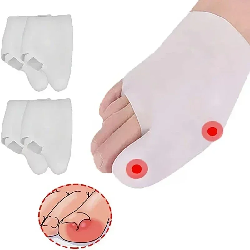 네일 Silicone Metatarsal Pads Toe Cover Gel Toe Sleeves Protection for Corn Foot Care Tools Bunion Pads with Big Toe Caps