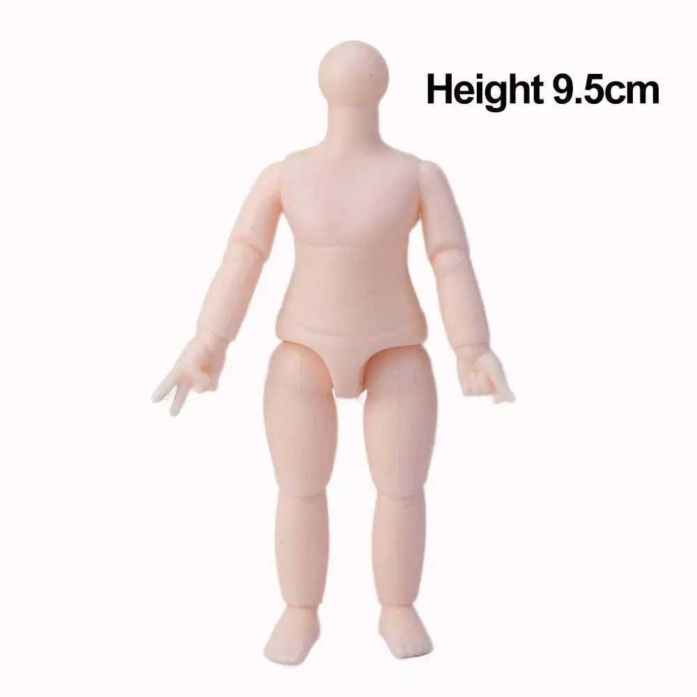 Mini Figuur Speelgoed Poppenhuis Miniatuur Gezamenlijke Poppen Kinderen Speelgoed Baby Action Figure Naakt Babypoppen Beweegbare Gezamenlijke Pop Poppen Speelgoed