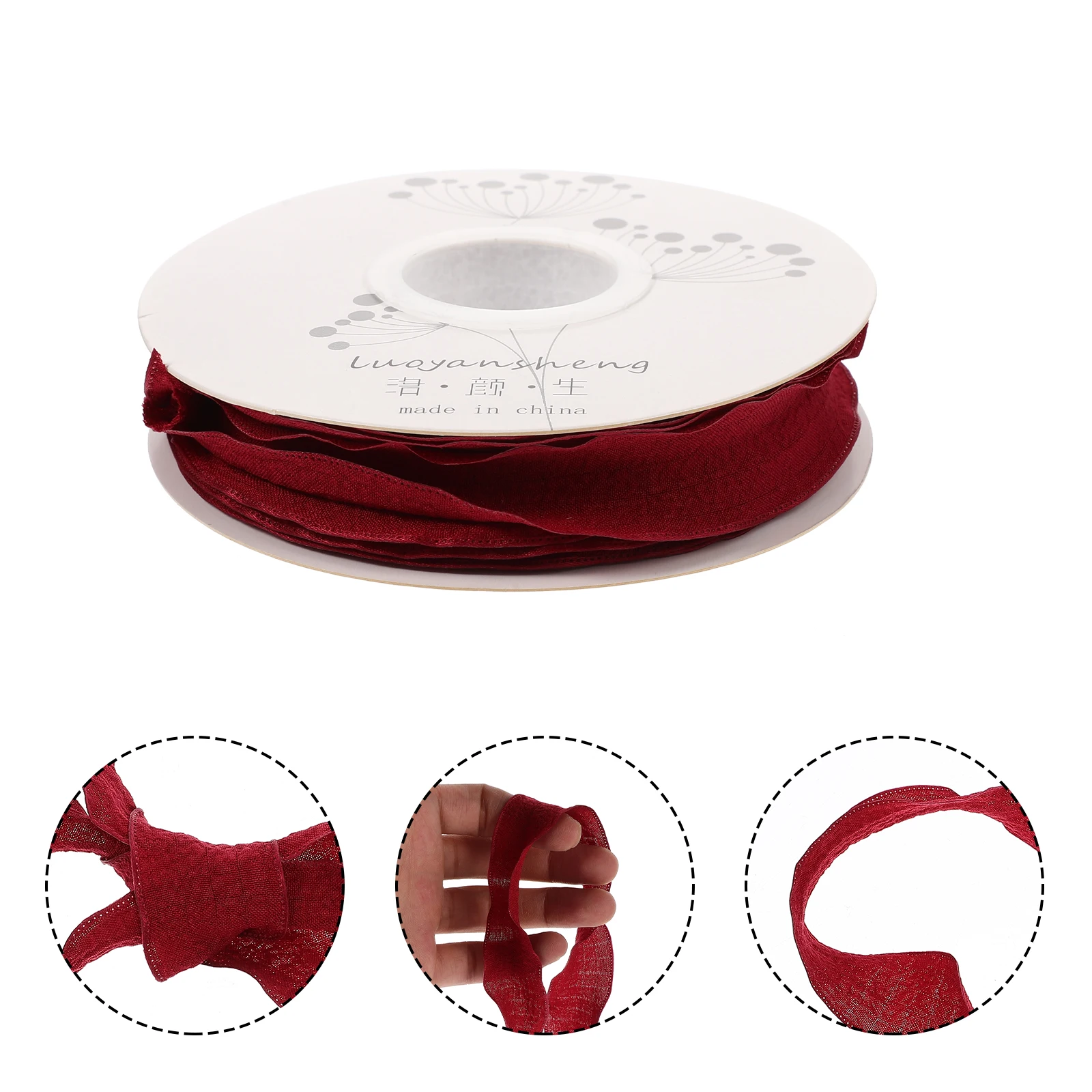 

Household Packing Ribbon Creative Multi-Function Craft Ribbon Durable Polyester DIY Supplies Wrinkle-Free Non-Fading Decor