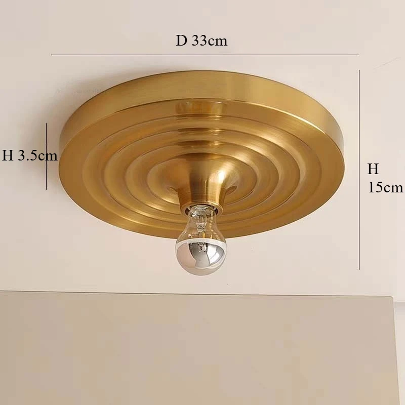 Winfordo Bauhaus Retro UFO Wellenmuster Wandleuchte Flurbeleuchtung Wohnzimmerlampe E27 LED-Wandleuchte 100-230V Deckenlampe Raumdekoration 7