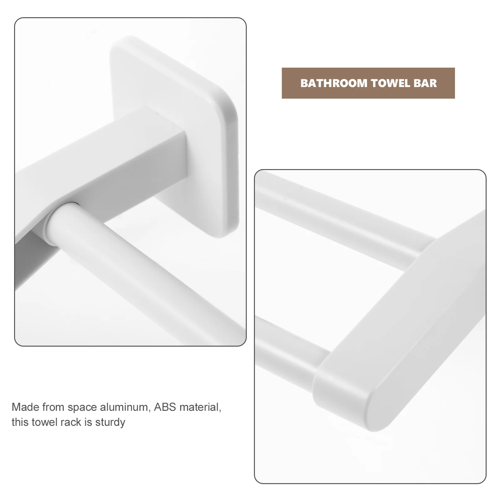 

Космический алюминиевый полотенце без дрели, 36 см, вешалка для полотенец для ванной комнаты, установка для банных полотенец, кухонного душа