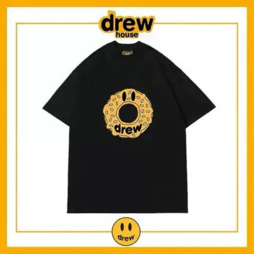 

Drew House New Men's Clothing Printed logo T shirt men's and women's printed loose short sleeve T-shirt Ropa hombre