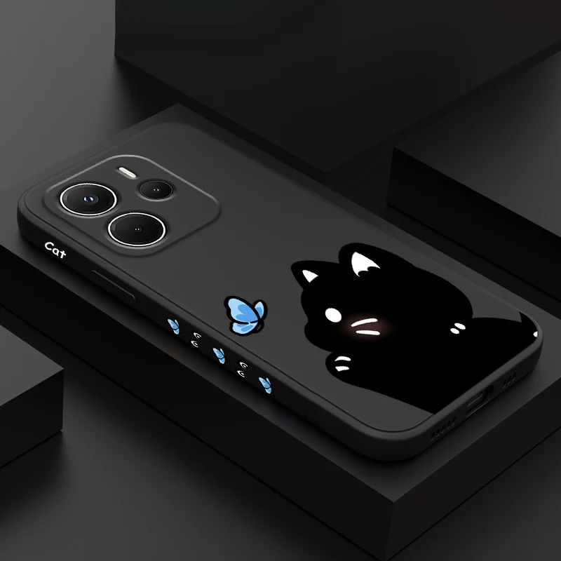 เคสโทรศัพท์ลายแมวหวานฝัน สำหรับ Xiaomi Redmi Note 14 13 12 12S 11 11S 10 10S 15 15C 14C Pro Plus 4G 5G  วัสดุซิลิโคนเหลว