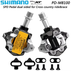 SHIMANO Deore XT PD M8100 Bike Pedal Self-locking SPD M8100 Bicycle Pedal Race for MTB Bike Original Cycling Parts