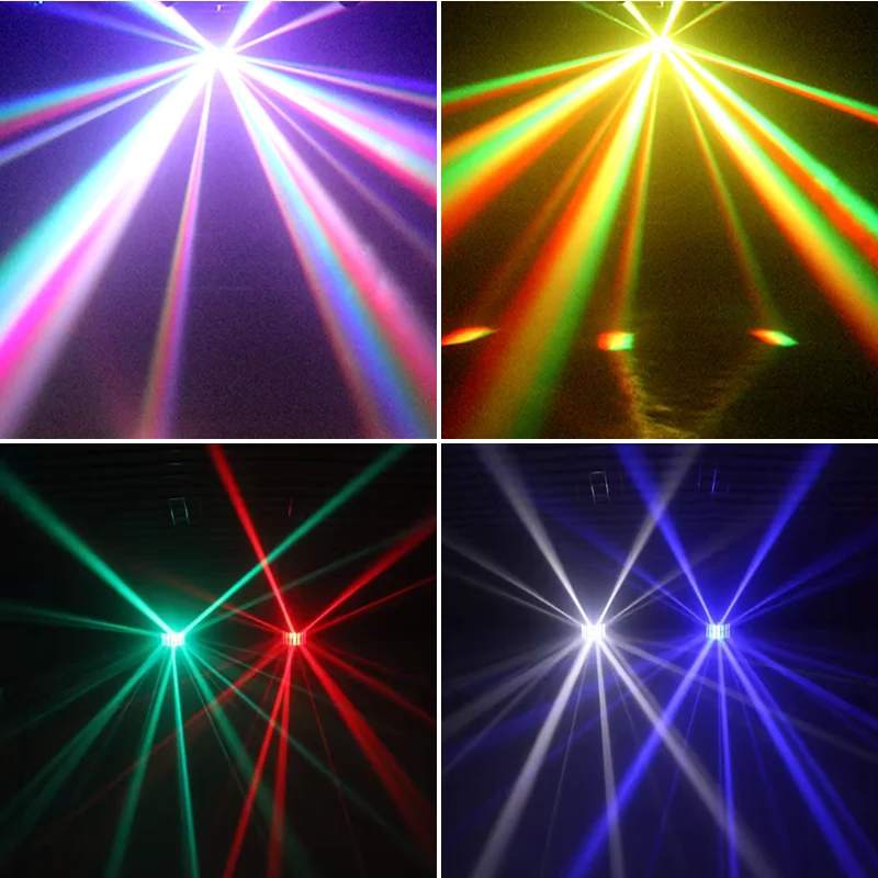 Imagem -03 - Double Layer Led Butterfly Light dj Ktv Bar Clube Palco Disco Effect Dmx 512