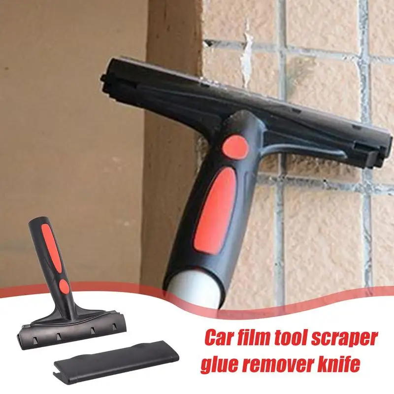 car film tool scraper glue remover knife Window Scraper Sticker Remover Squeegee Scraper Cleaning Tool for Scraping Decals