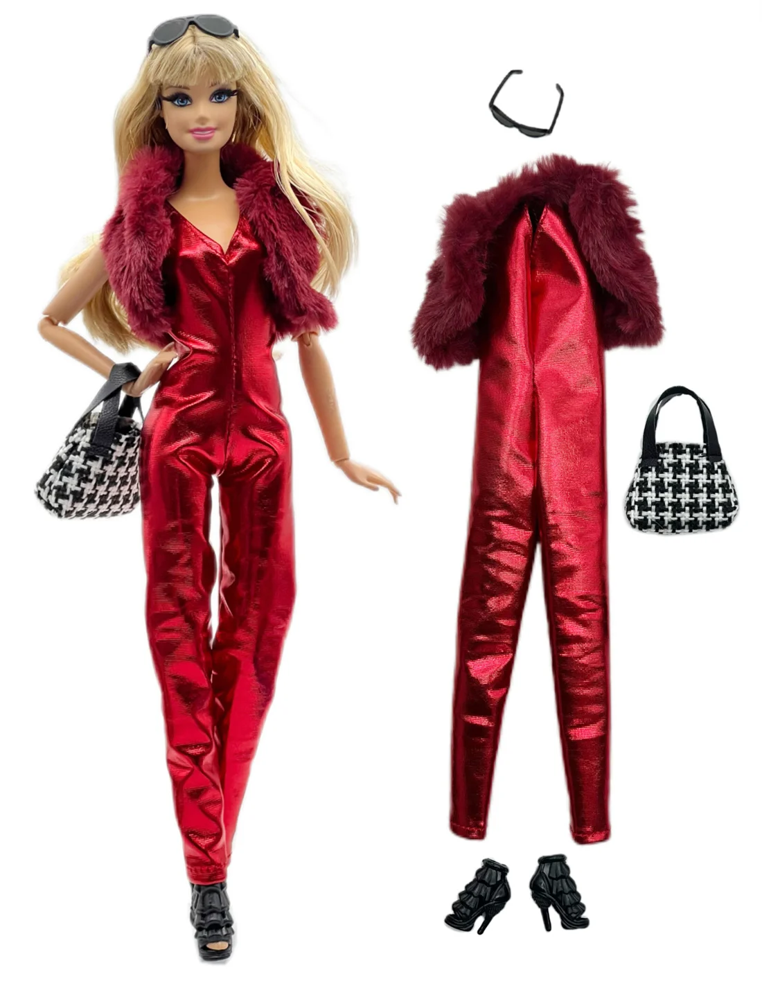 Handgemaakte poppenkleertjes verschillende kleuren jumpsuit outfit voor 11,5 inch 30 cm pop Bjd kleding veel stijl cadeaus voor popaccessoires