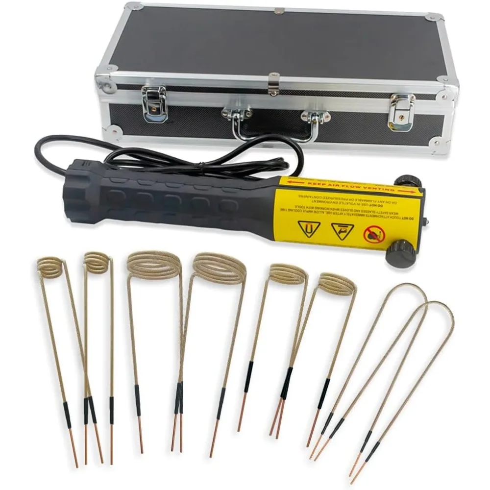 Flameless Heat Induction Tool, 1000W 110V Magnetic Induction Heater Kit with 8 Coils, Handheld Rusty Screw Removing Tool