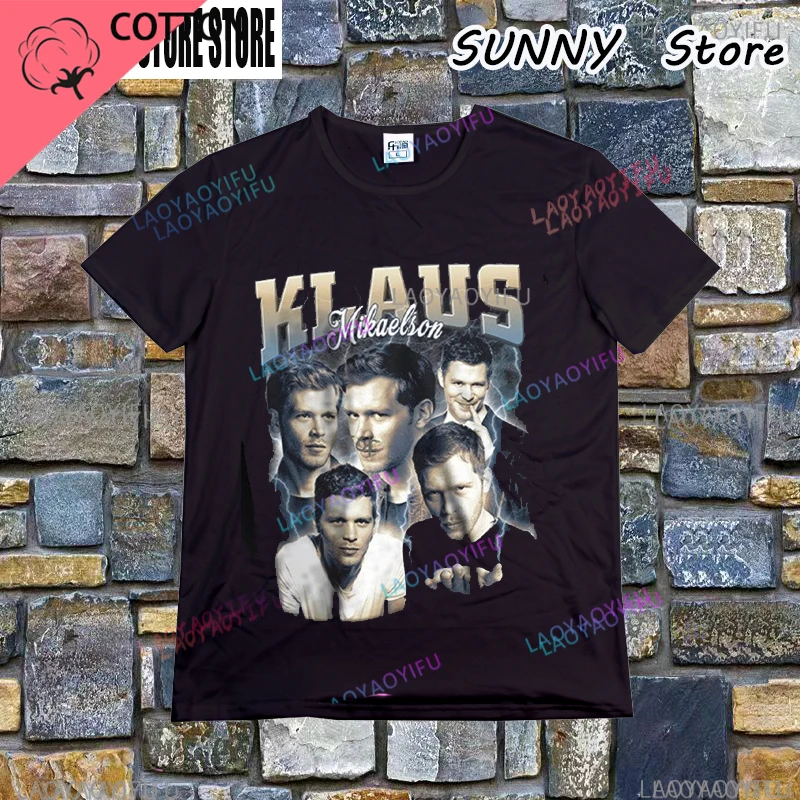 Klaus Mikaelson Shirt Klaus Micaelson 90er Retro Klaus Mitaelson Vampire Diary T-Shirt