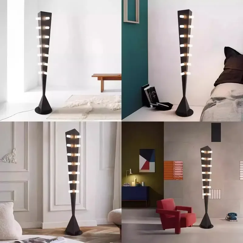 Modern LED Floor Lamp Simple Living Room Hall Vertical Light Creative High End Edge Decoration Designer Style