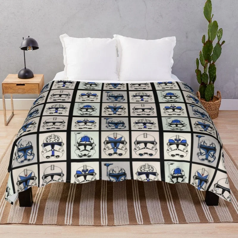 Clone Troopers Good Soldiers Blankets Flannel Winter Ultra-Soft Throw Blanket for Bedding Sofa Camp Cinema