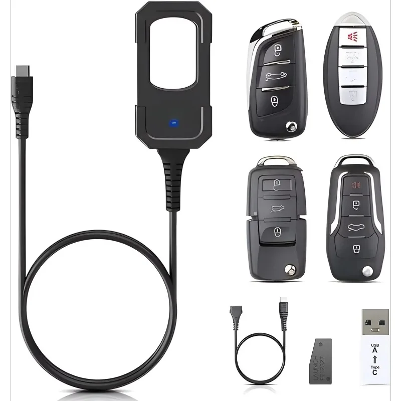 X431 Key Programmer Remote Maker with Super Chip and 4 Sets of Smart Keys Work with IMMO Elite/IMMO PLUS/IMMO PAD