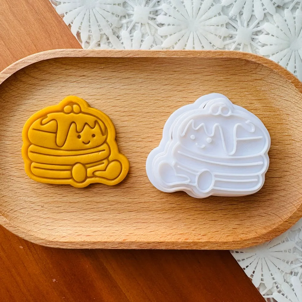 Cute Burger Sandwich Cookie Cutters Cartoon Cake Biscuit Mold Cookie Stamp Kitchen Baking Pastry Bakeware Dessert Supplies view 4