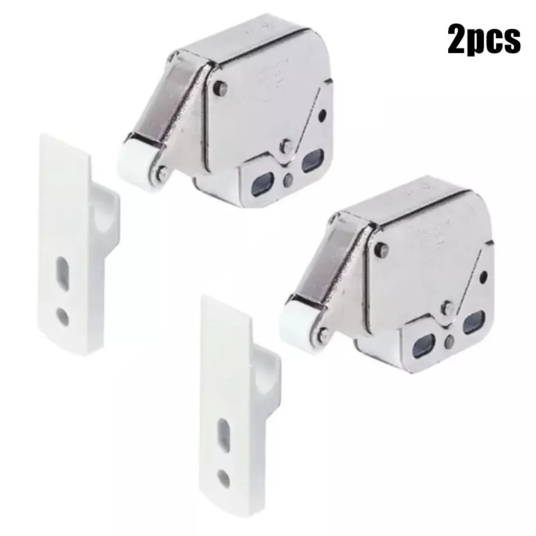 Mini Touch Latch Automatic Spring Catch For Push To Open Cupboard Wardrobe Cabinet Door Hook Lock Elephant Trunk Lock Hardware
