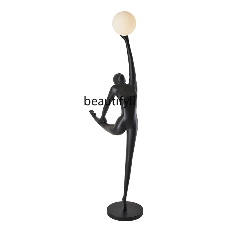 Humanoid Sculpture Living Room Floor Lamp Art Hotel Lobby Exhibition Store Floor Lamp