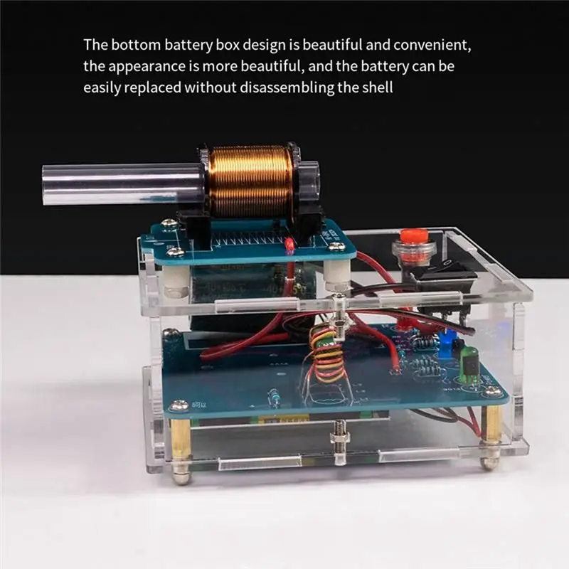 B03C-Electromagnetic Cannon DIY Kit Long-Range Projectile High-Voltage Coil Boost Circuit Board Production B