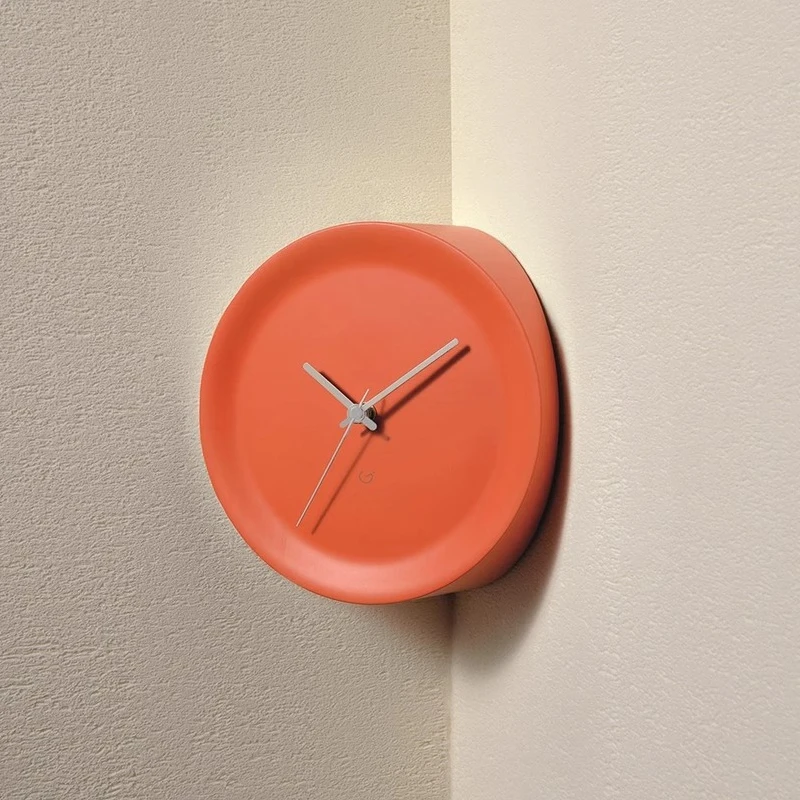 Simple round wall clock creative design living room decoration modern silent clock